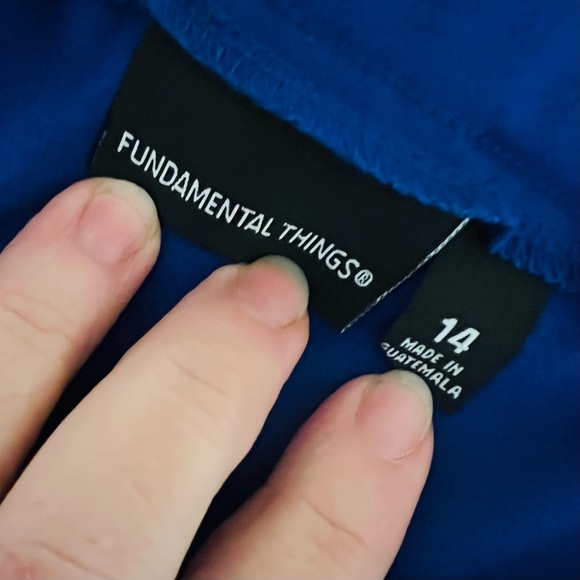 Royal Blue Cropped Wide Leg Pant - Picture 6 of 9